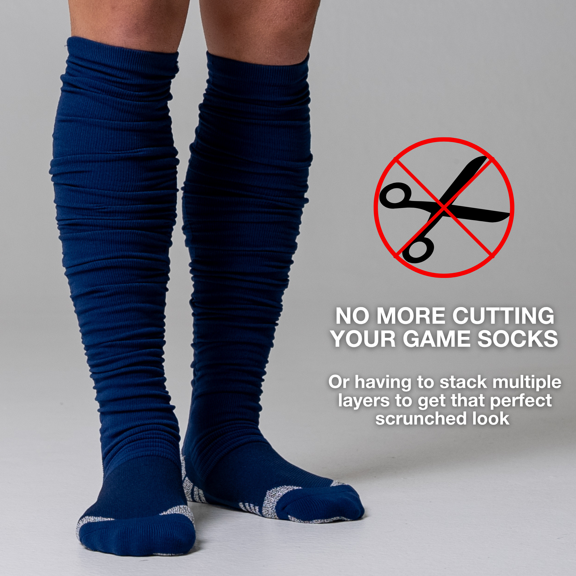 Pre-Scrunched Socks
