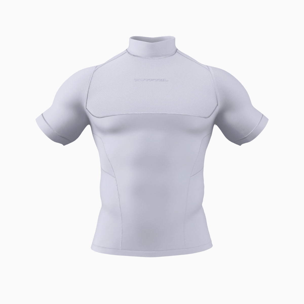 Short Sleeve Turtleneck Compression Shirt