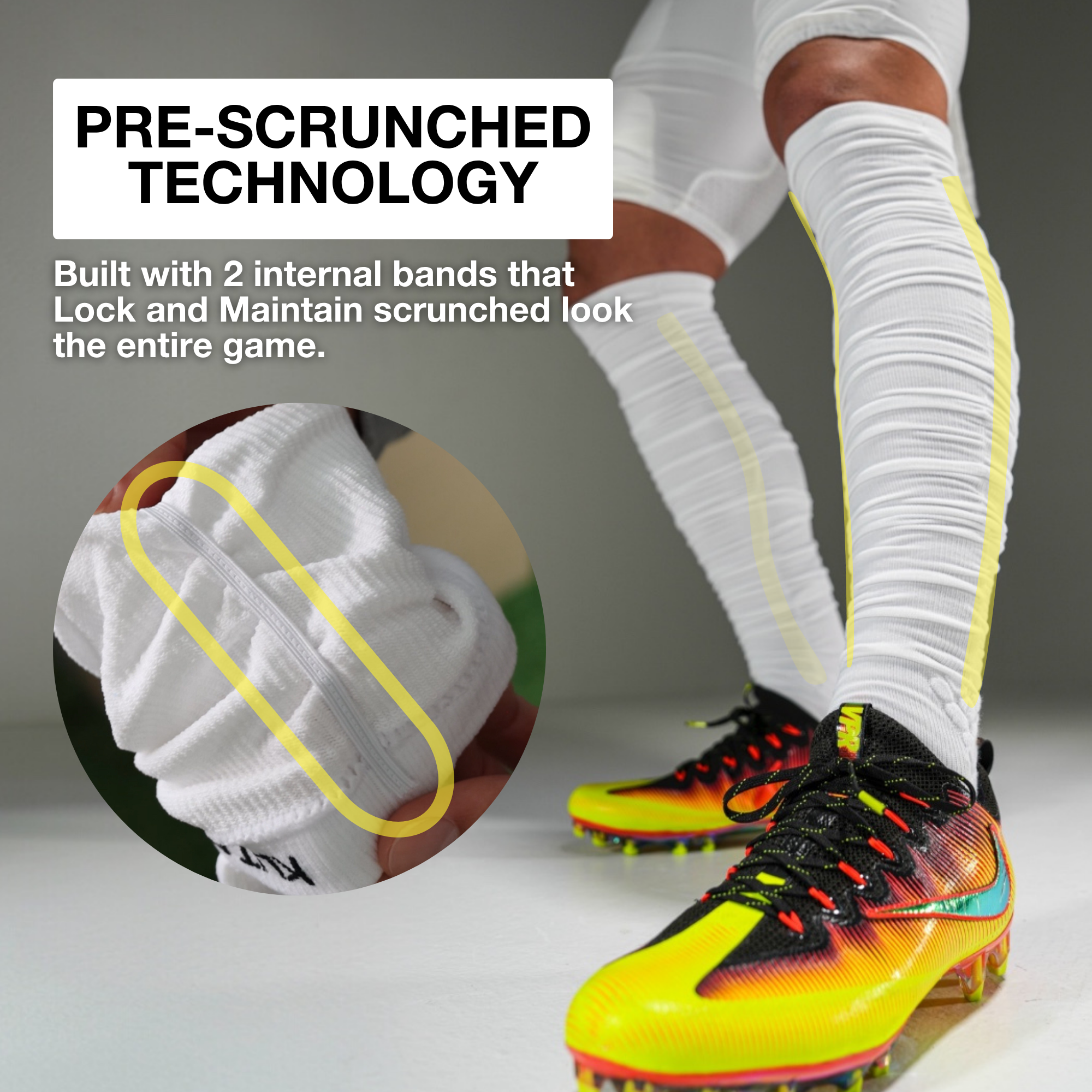 Pre-Scrunched Socks