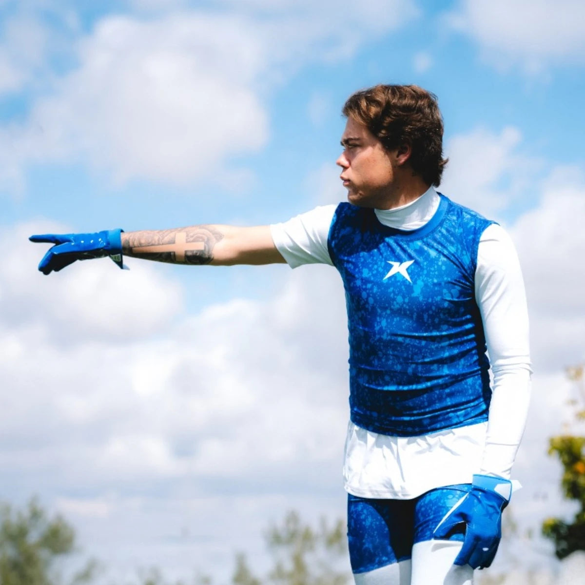 Left Arm Long Turtleneck Compression+ Shirt