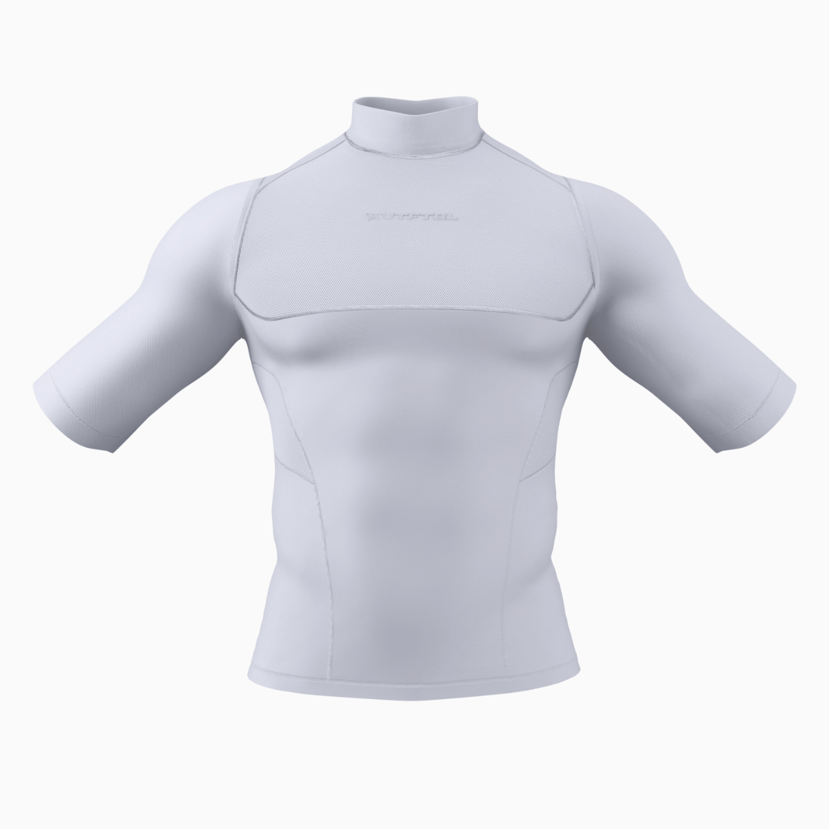 Half Sleeve Turtleneck Compression Shirt