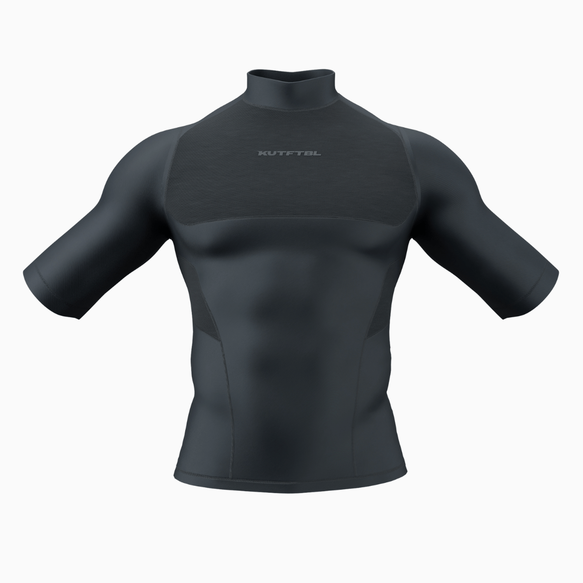 Half Sleeve Turtleneck Compression Shirt