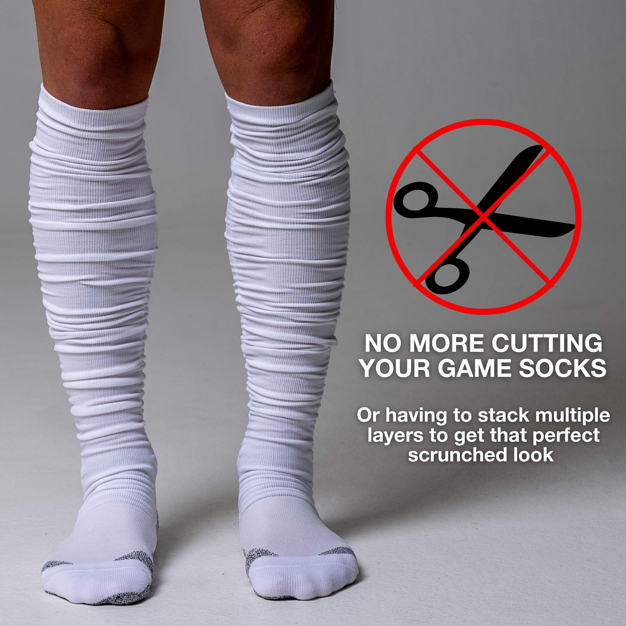 Pre-Scrunched Socks