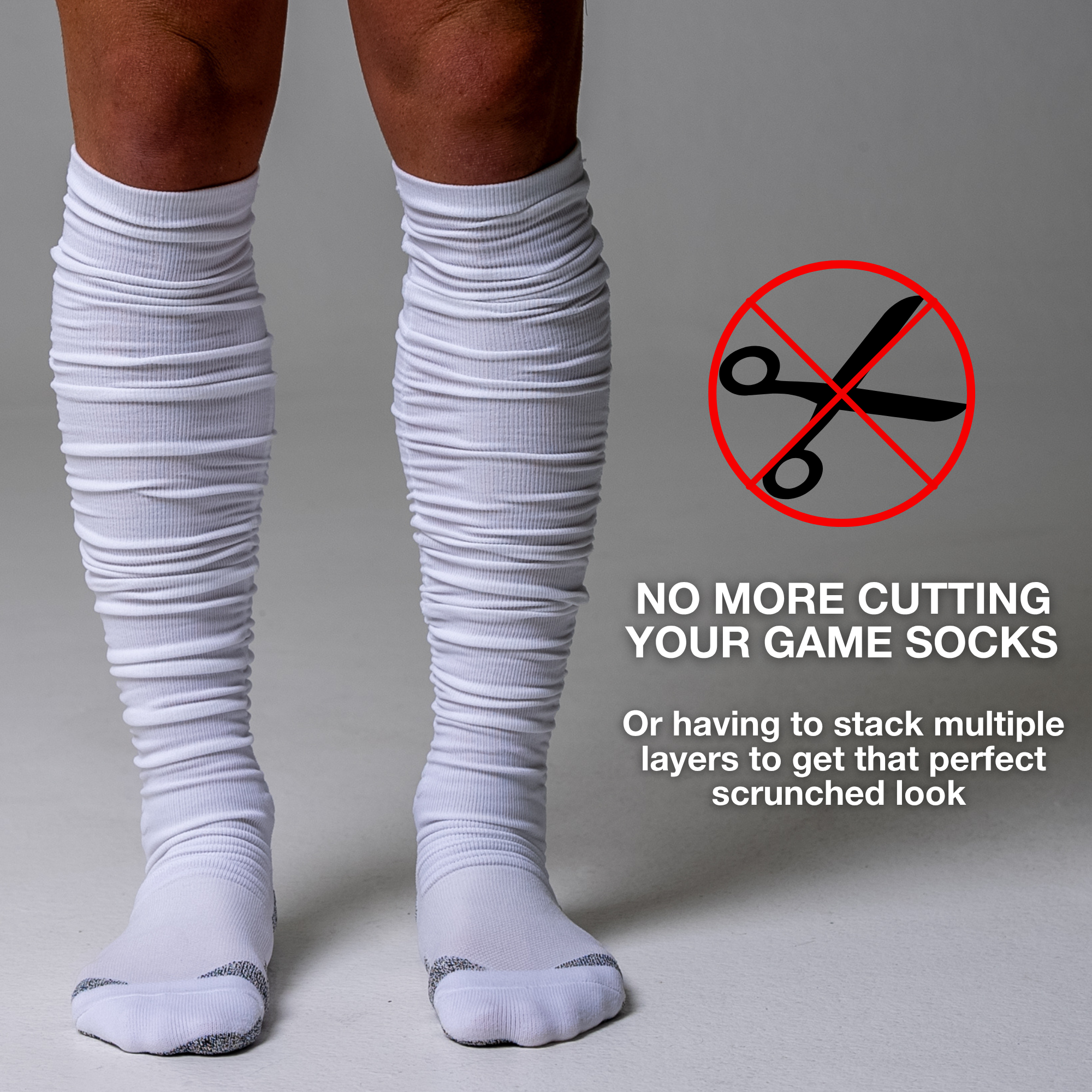 Pre-Scrunched Socks