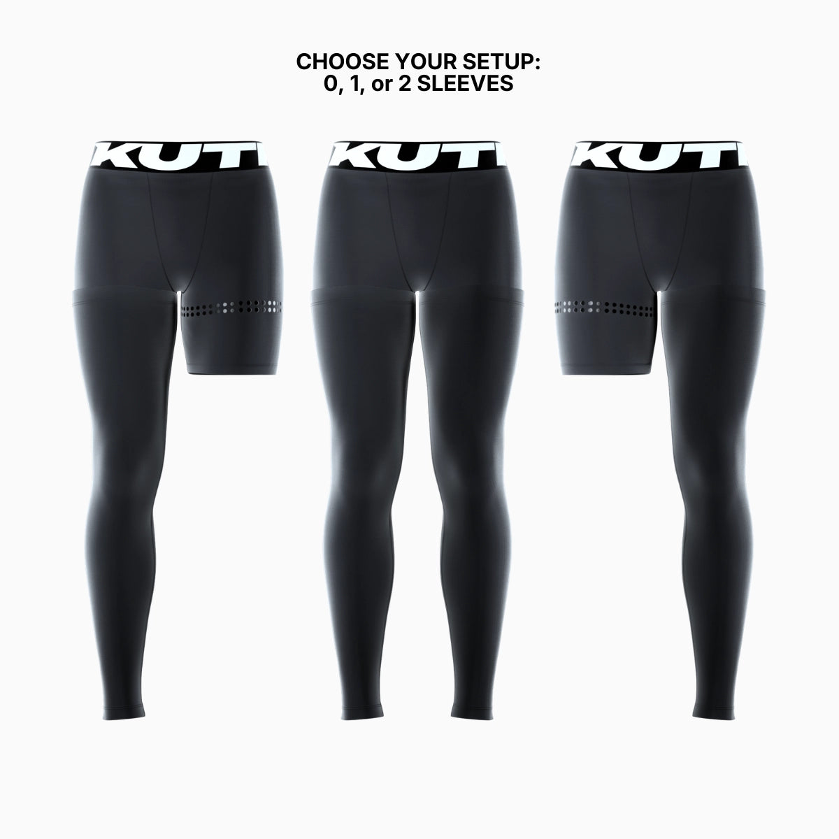 Compression Shorts with Leg Sleeves