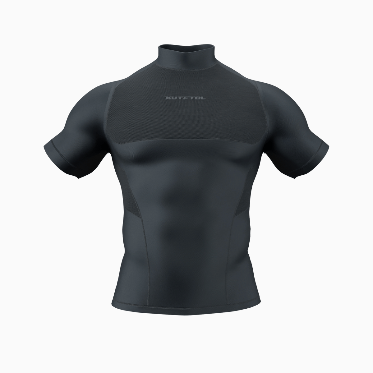 Short Sleeve Turtleneck Compression Shirt