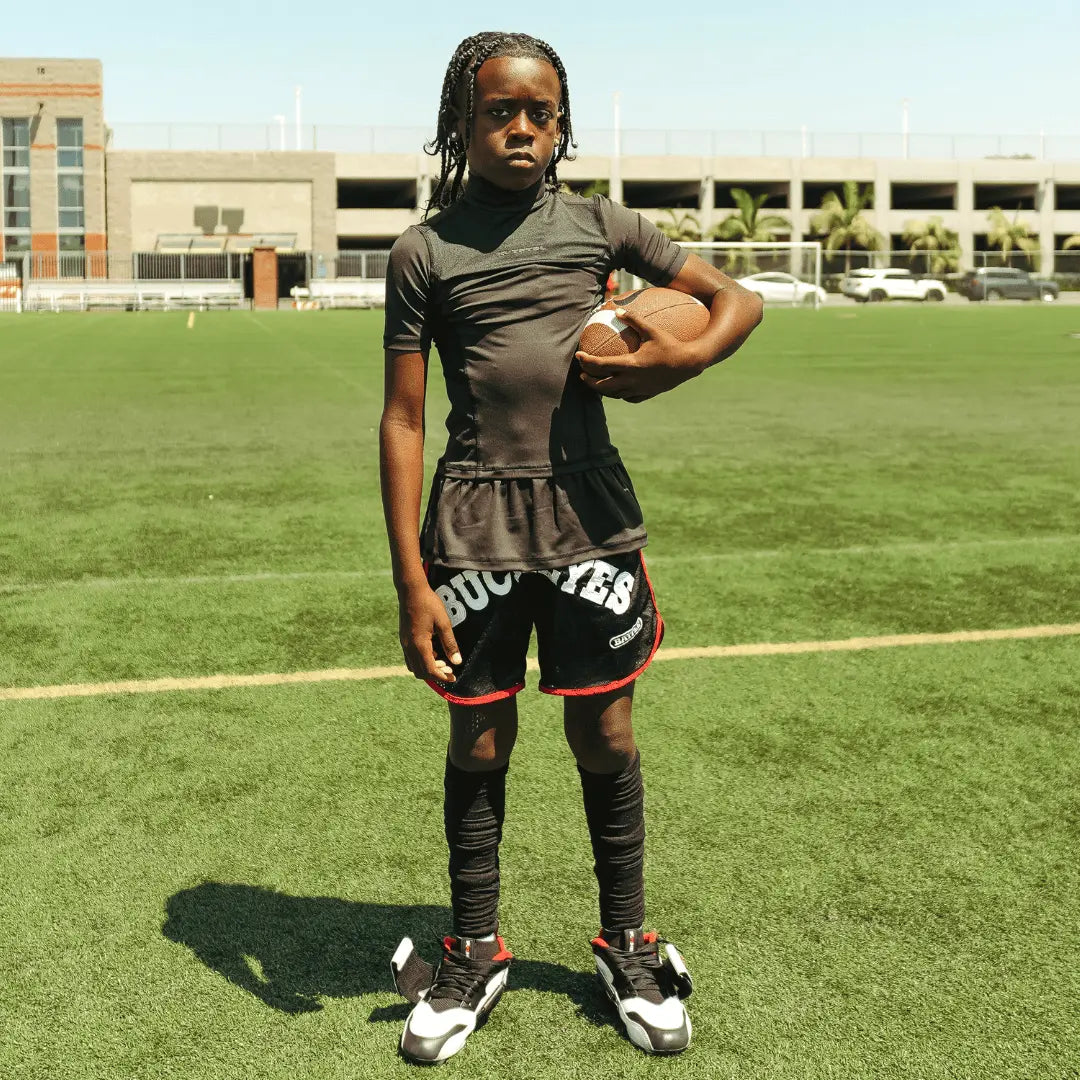 Youth Short Sleeve Turtleneck Compression+ Shirt