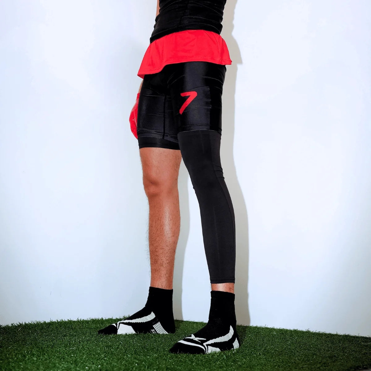 Compression Shorts with Leg Sleeves