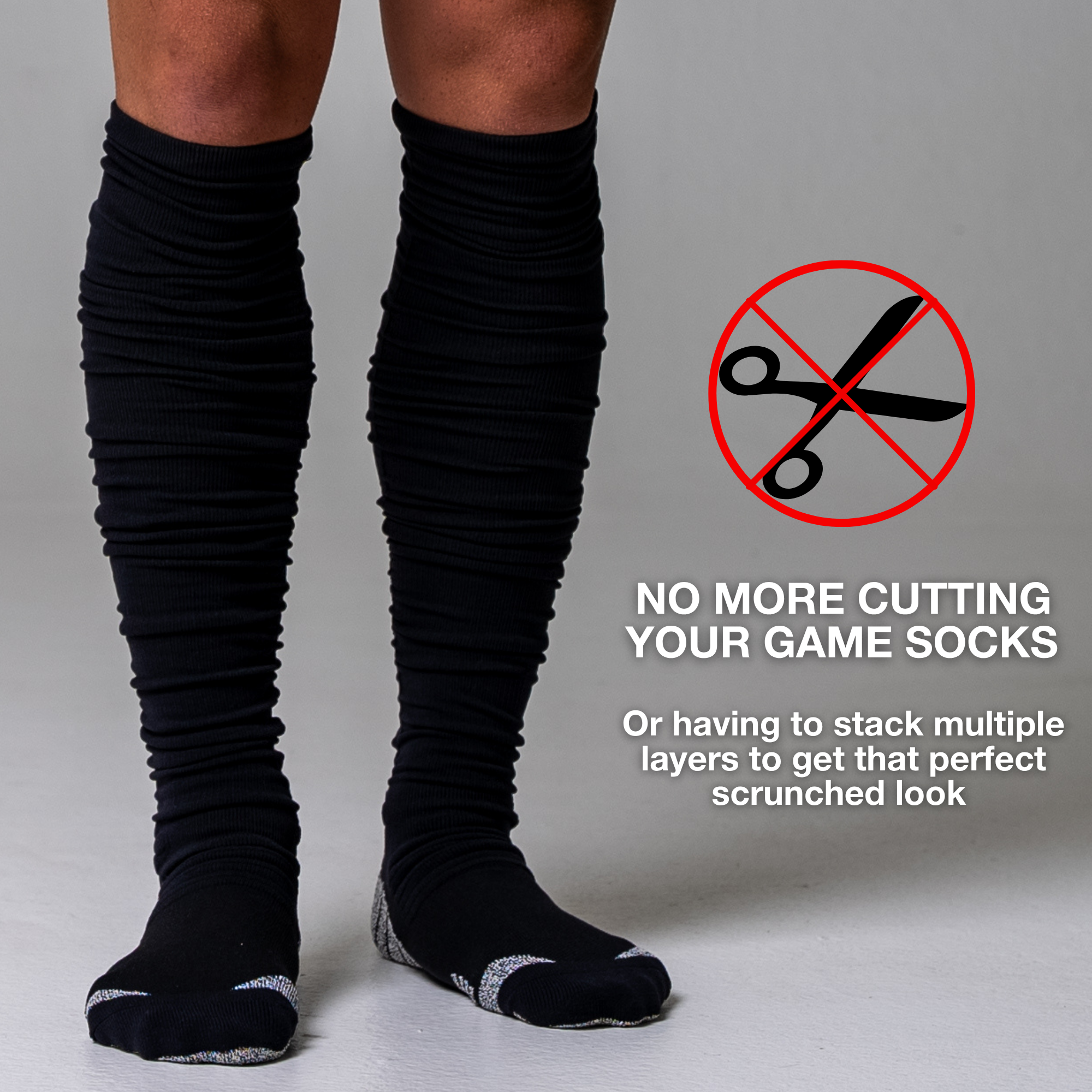 Pre-Scrunched Socks