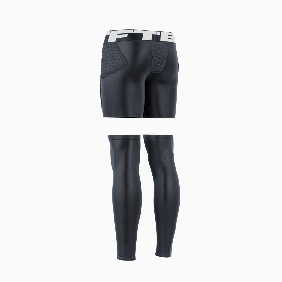 Padded Girdle with Leg Sleeves