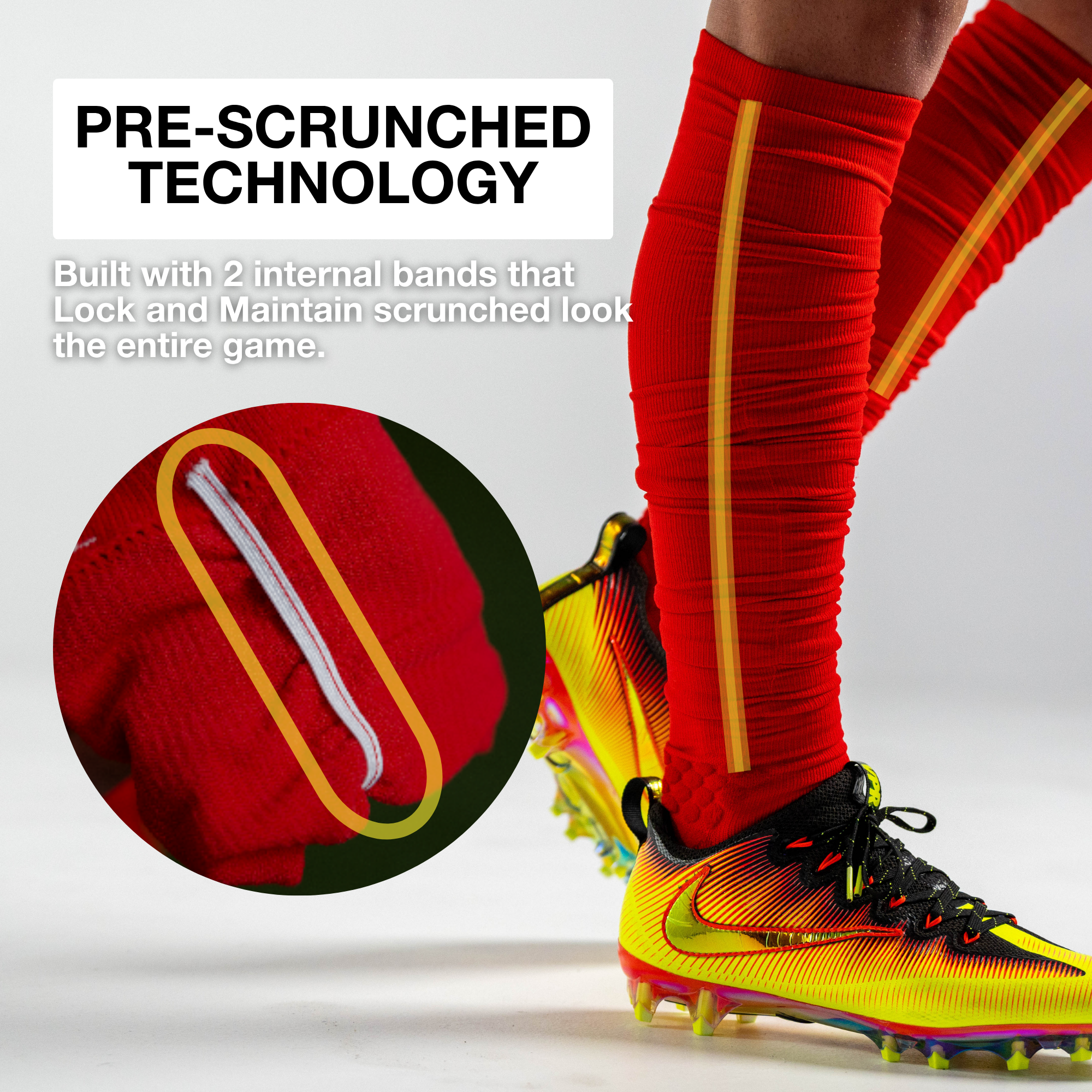 Pre-Scrunched Socks