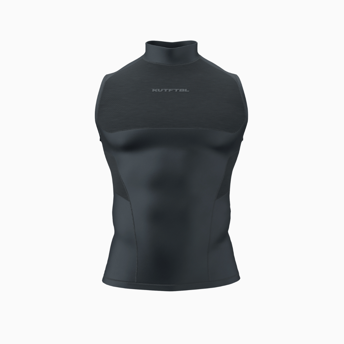 Sleeveless Turtleneck Compression Shirt