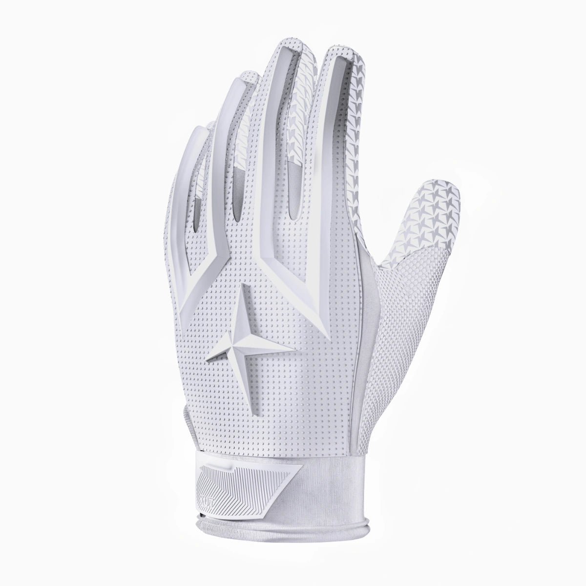 Stryke Pro Padded Football Gloves | White White