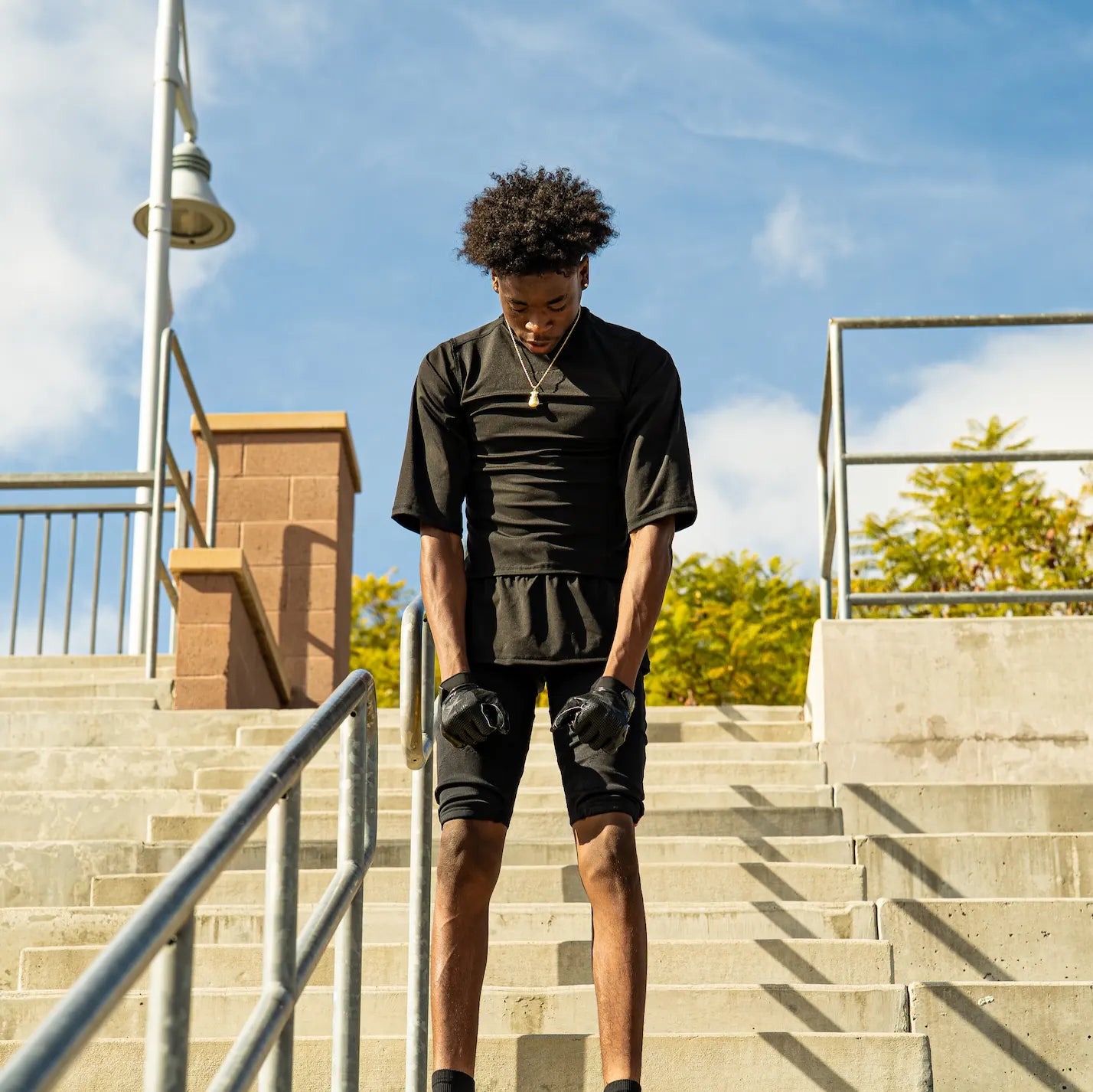 Loose Half Sleeve Turtleneck Compression+ Shirt