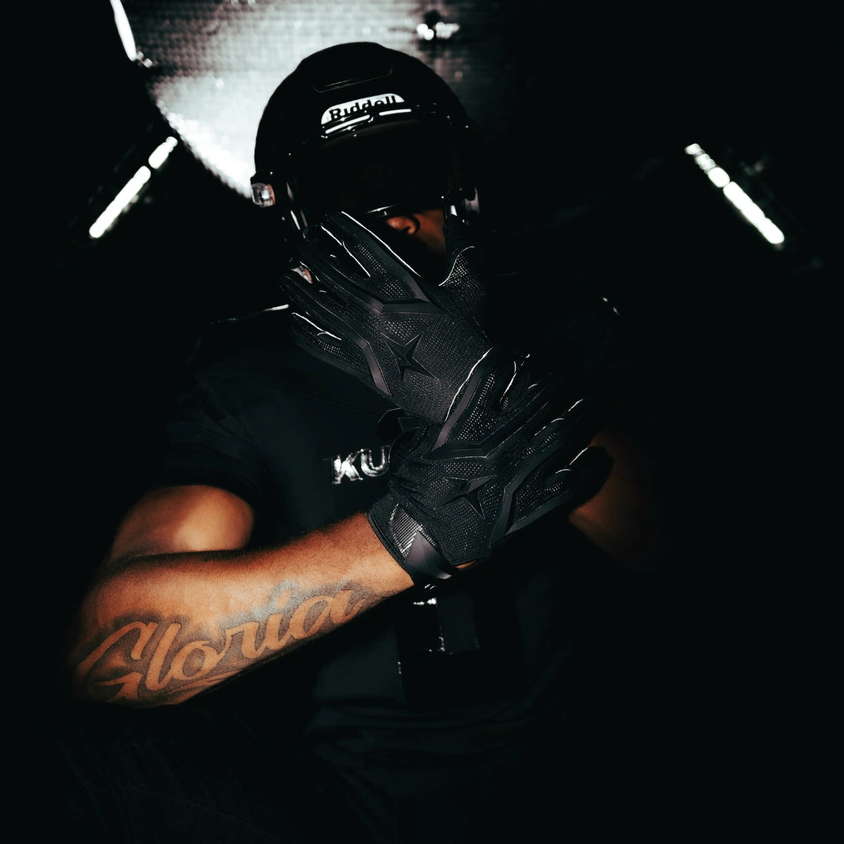 Stryke Pro Padded Football Gloves
