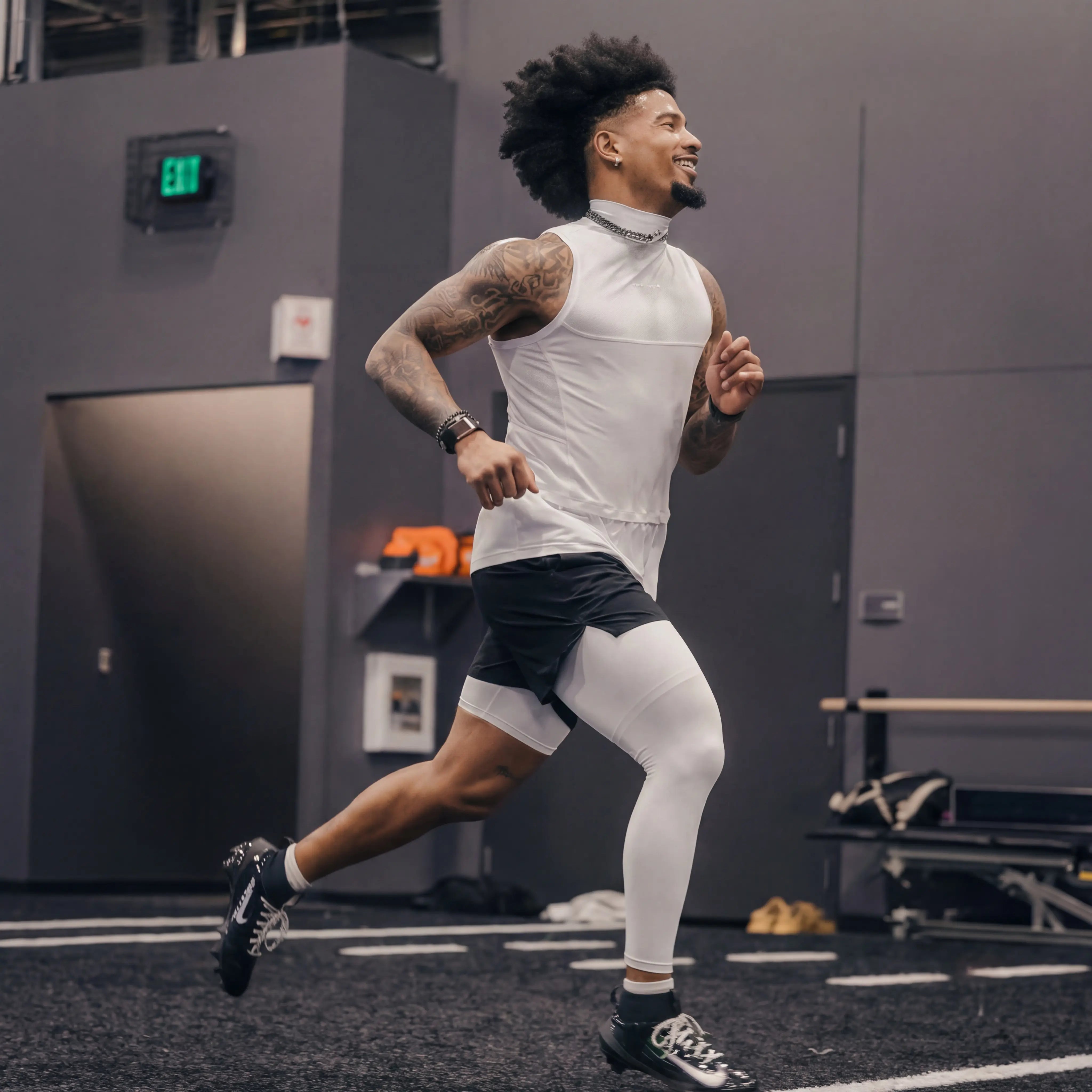 Compression Shorts with Leg Sleeves