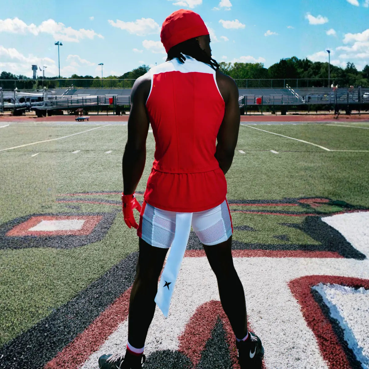Two-Tone Sleeveless Turtleneck Compression+ Shirt