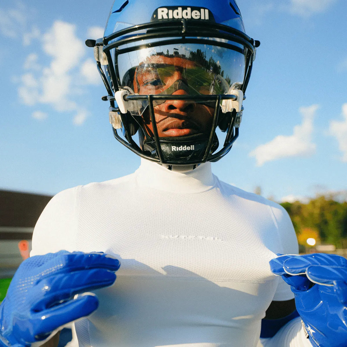 Short Sleeve Turtleneck Compression Shirt