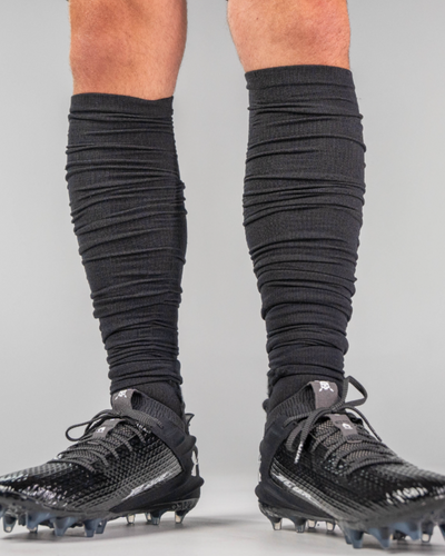 Football Leg Sleeves - Black  Football equipment, Football leg sleeves,  Football game outfit