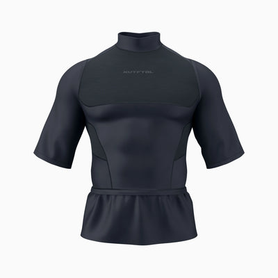 Loose Half Sleeve Turtleneck Compression+ Shirt