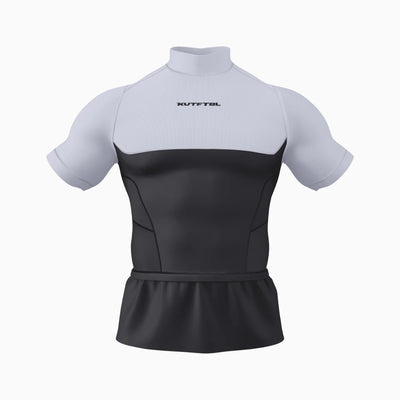 Two-Tone Short Sleeve Turtleneck Compression+ Shirt