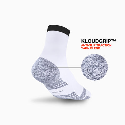 Two-Tone Kloud Grip Quarter Socks
