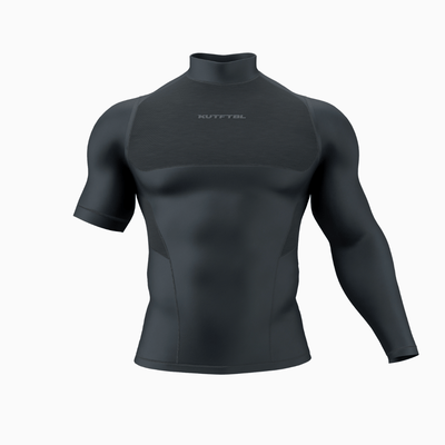 Left Arm Long Turtleneck Compression Shirt