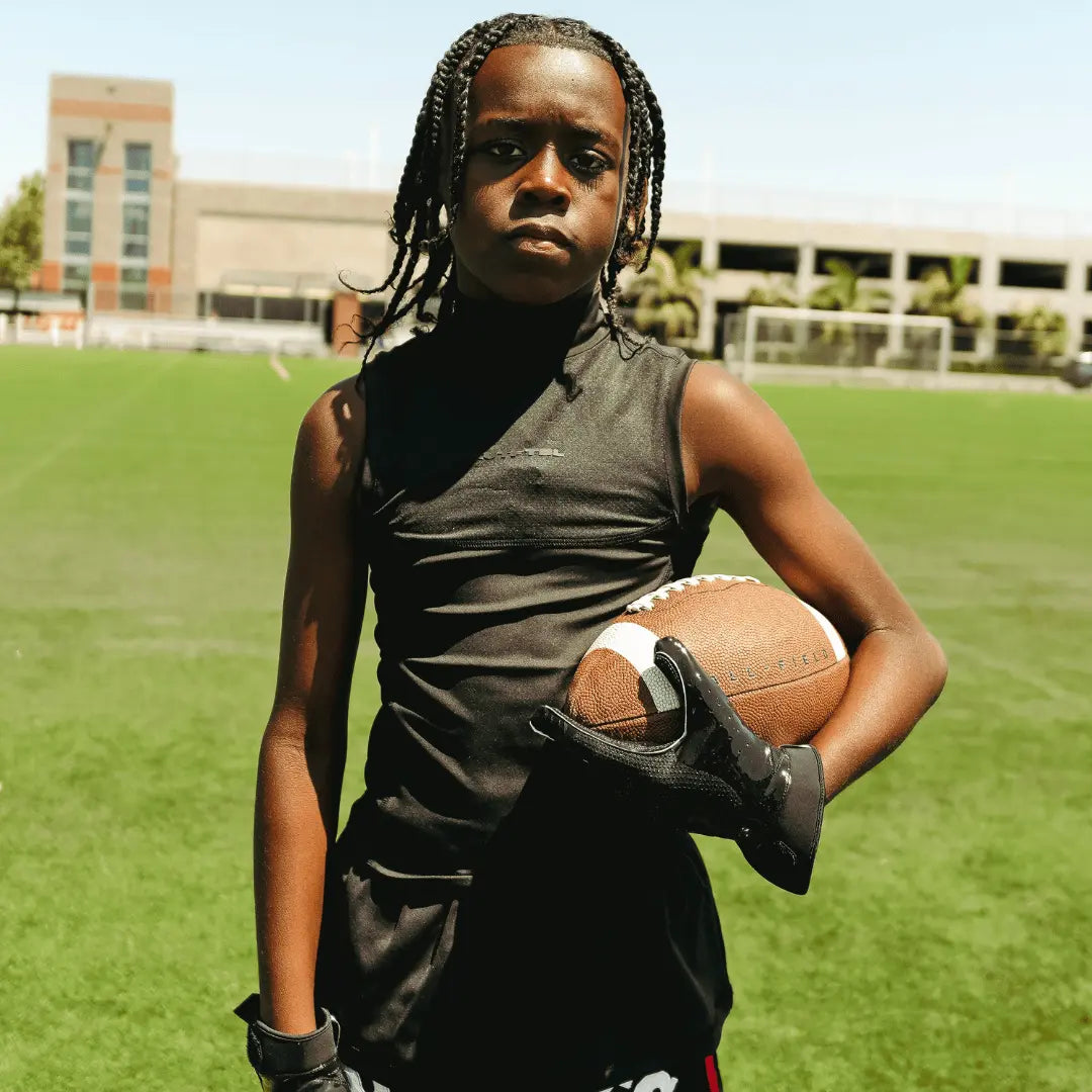 Youth Sleeveless Turtleneck Compression+ Shirt