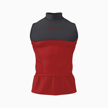 Two-Tone Sleeveless Turtleneck Compression+ Shirt