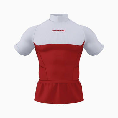 Two-Tone Short Sleeve Turtleneck Compression+ Shirt