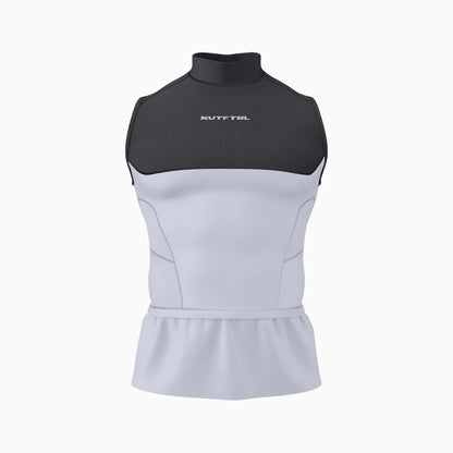 Two-Tone Sleeveless Turtleneck Compression+ Shirt