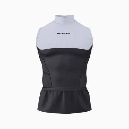 Two-Tone Sleeveless Turtleneck Compression+ Shirt