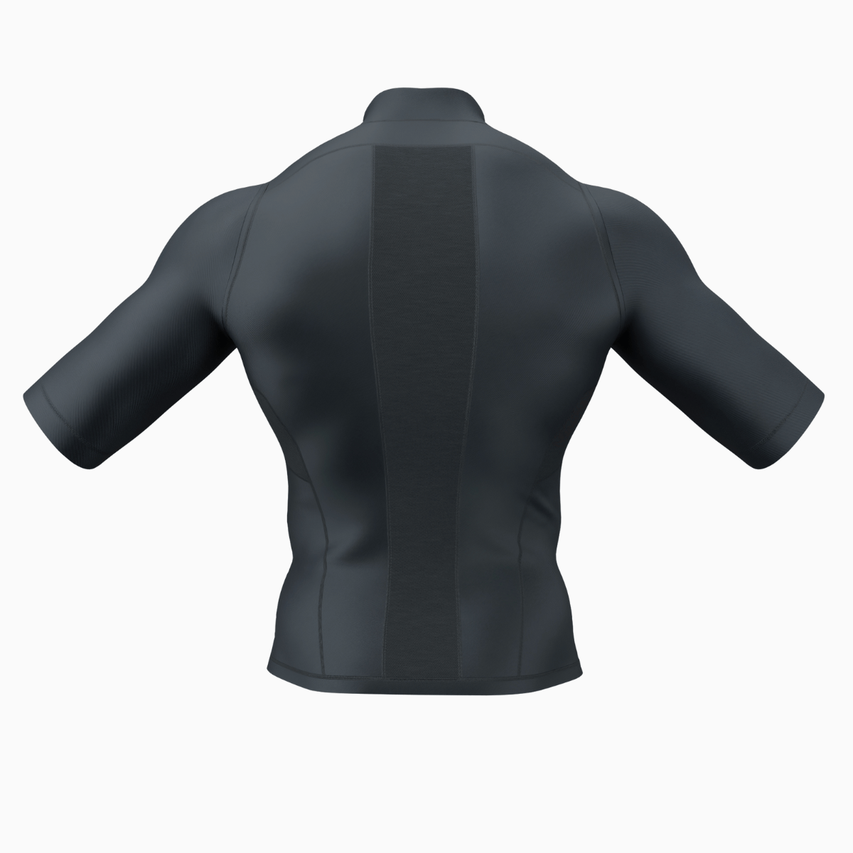 Half Sleeve Turtleneck Compression Shirt