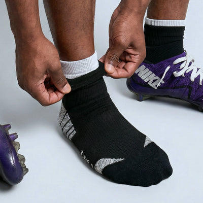 Two-Tone Kloud Grip Quarter Socks