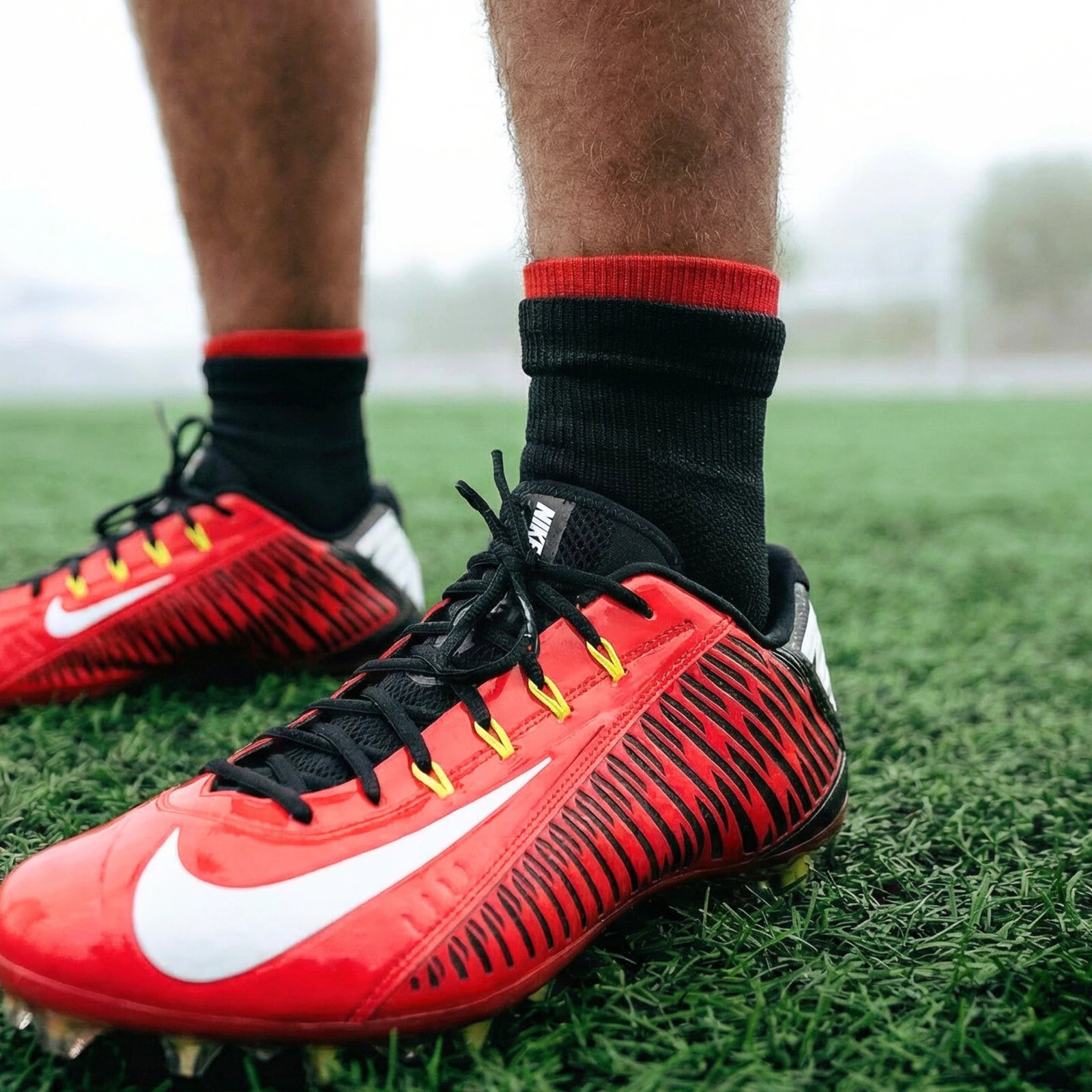 Two-Tone Kloud Grip Quarter Socks