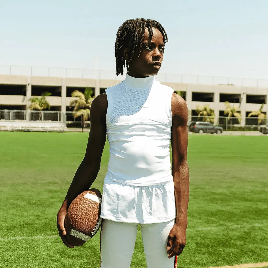 Youth Sleeveless Turtleneck Compression+ Shirt