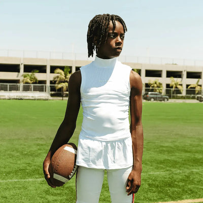 Youth Sleeveless Turtleneck Compression+ Shirt