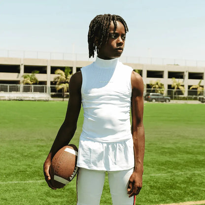 Youth Sleeveless Turtleneck Compression+ Shirt