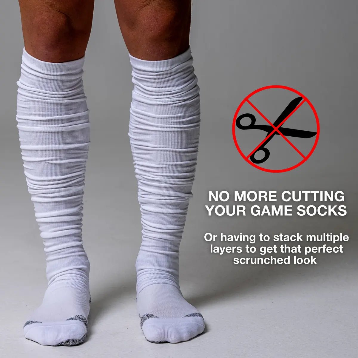 Scrunched Rugby Socks KUTFTBL™ Pre-Scrunched Football Socks | Adult + Youth | All Sizes ...