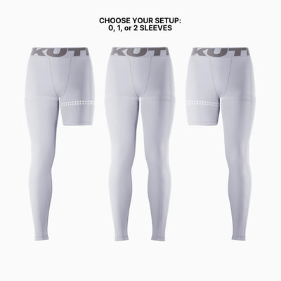Compression Shorts with Leg Sleeves