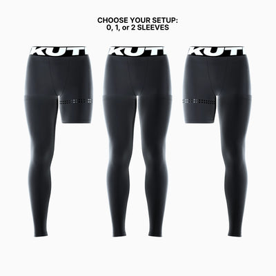 Compression Shorts with Leg Sleeves