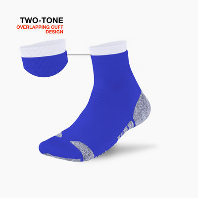 Two-Tone Kloud Grip Quarter Socks