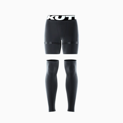 Compression Shorts with Leg Sleeves