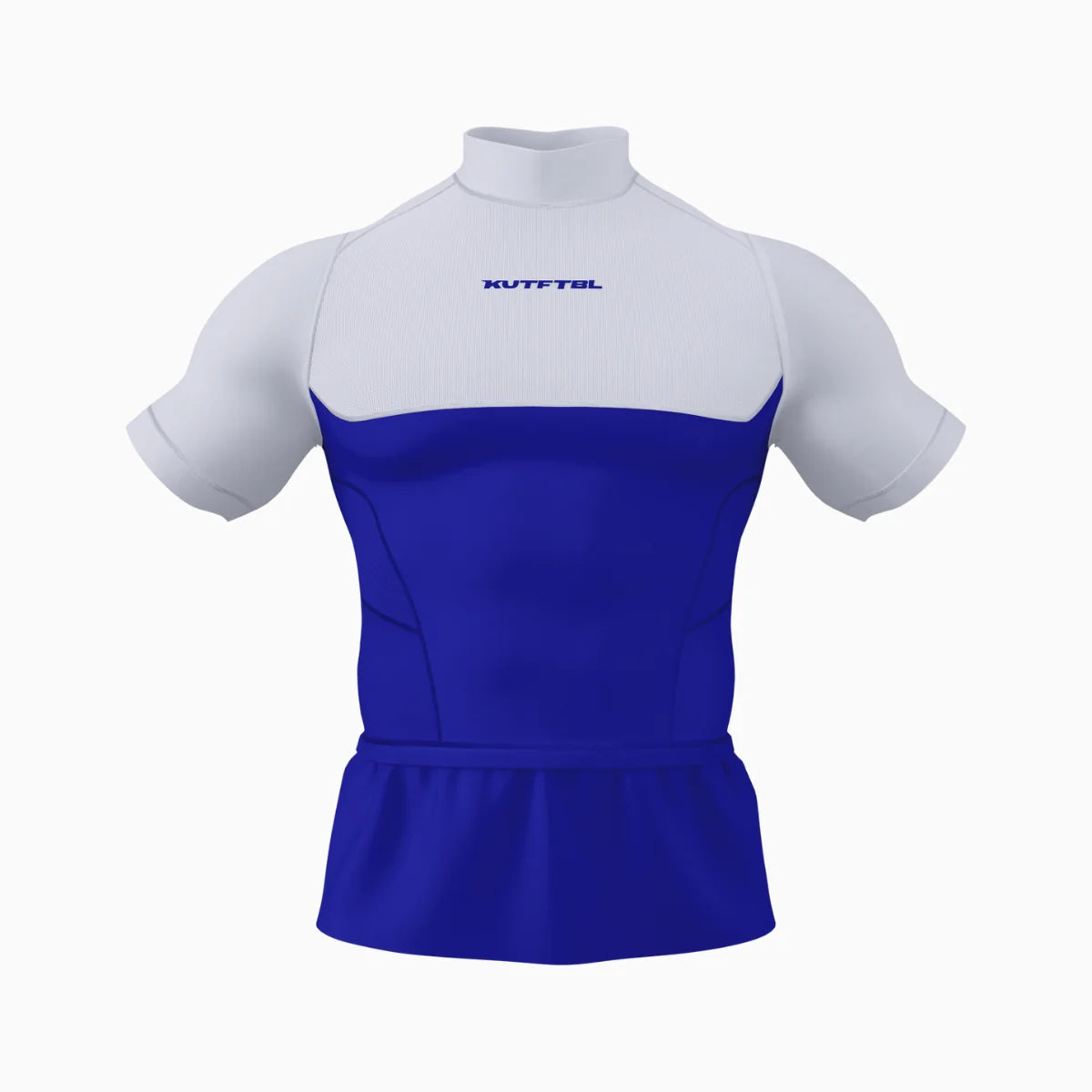 Two-Tone Short Sleeve Turtleneck Compression+ Shirt