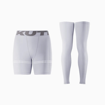 Compression Shorts with Leg Sleeves