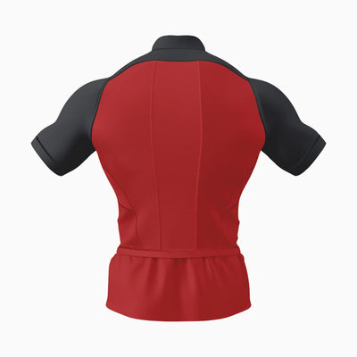 Two-Tone Short Sleeve Turtleneck Compression+ Shirt