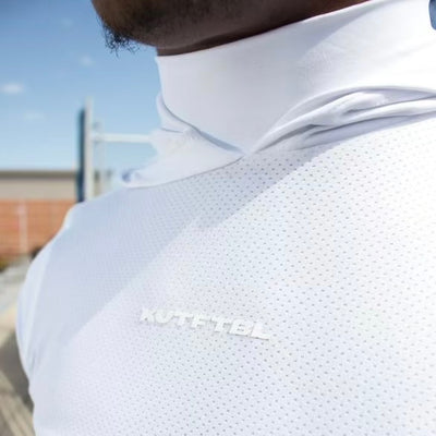 Hooded Short Sleeve Turtleneck Compression+ Shirt