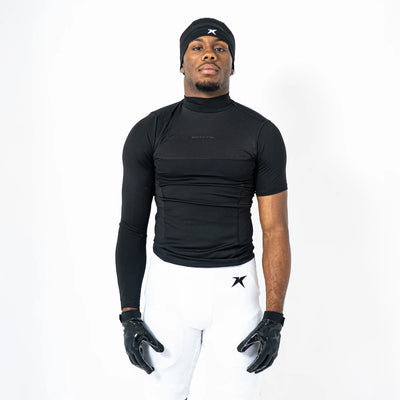 Right Arm Long Turtleneck Compression Shirt