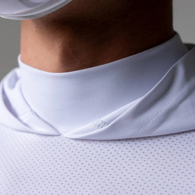 Hooded Short Sleeve Turtleneck Compression+ Shirt