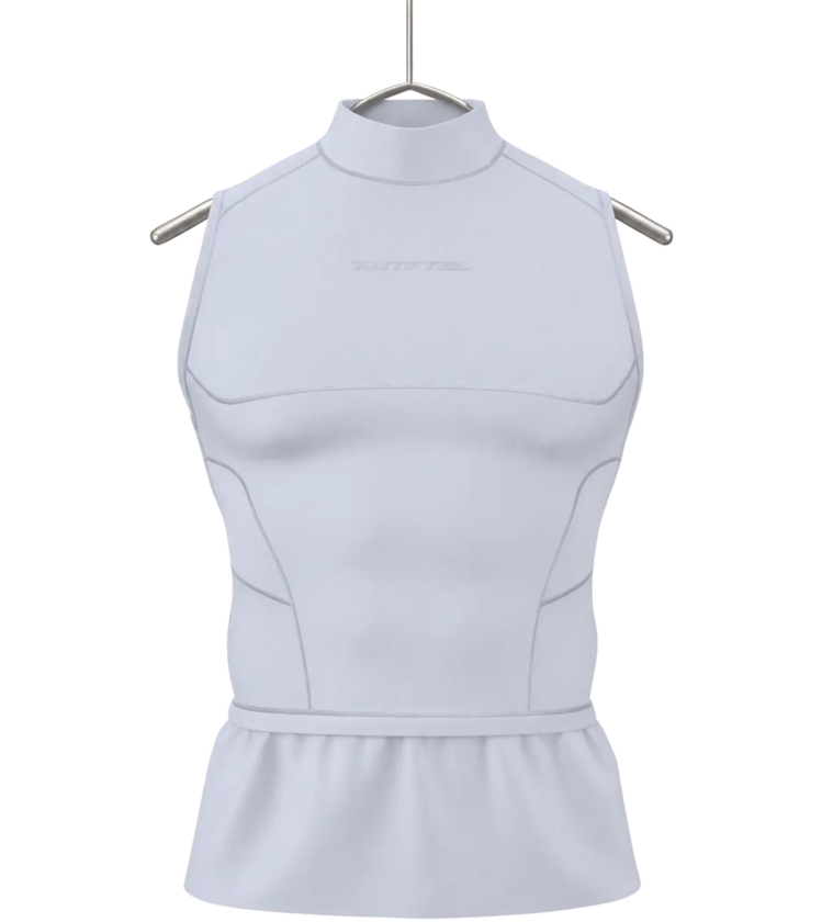Sleeveless Turtleneck Compression+ Shirt — front